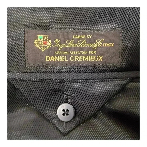 Daniel Cremieux Loro Piana Blazer Jacket Gray Men's 44L - Picture 3 of 8